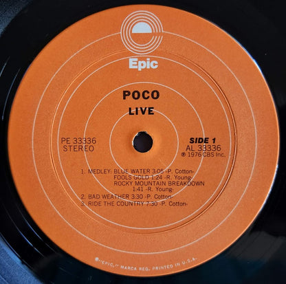 Poco (3) : Live (LP, Album)