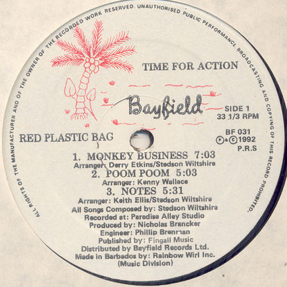 Red Plastic Bag : Time For Action (LP, Album)