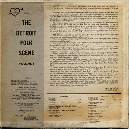Various : The Detroit Folk Scene Vol. I (LP)