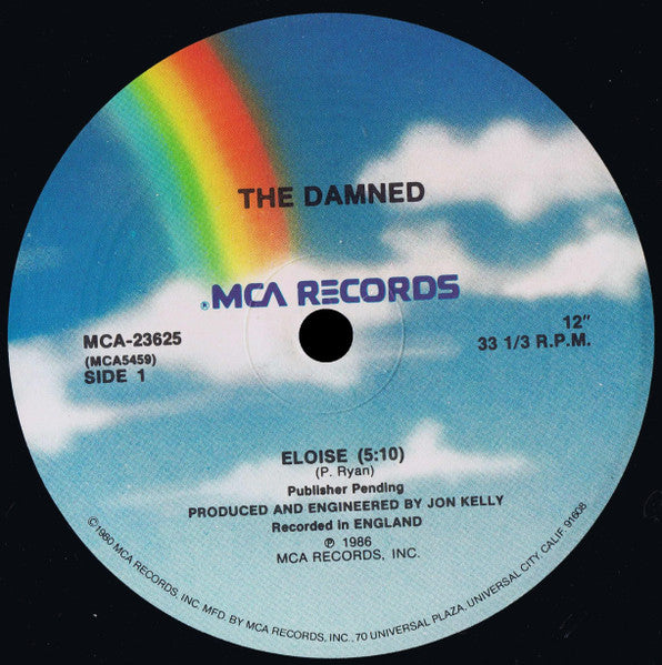 The Damned : Eloise (12", Pin)