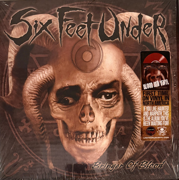 Six Feet Under : Bringer Of Blood (LP, Album, Ltd, RE, RM, Blo)