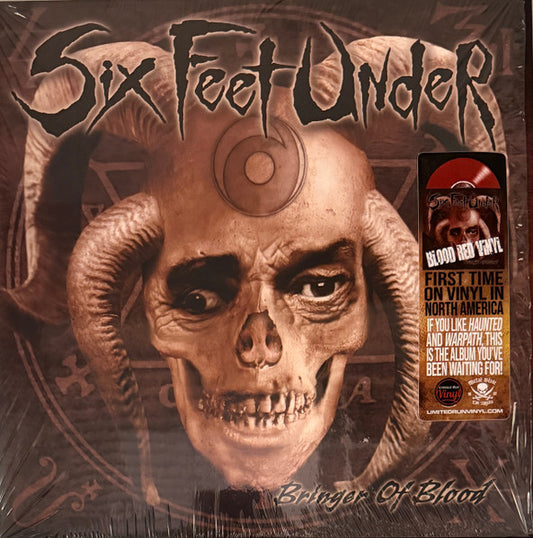 Six Feet Under : Bringer Of Blood (LP, Album, Ltd, RE, RM, Blo)