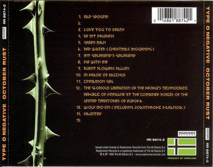Type O Negative : October Rust (CD, Album, M/Print, RE)