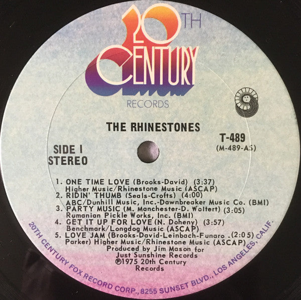 The Rhinestones* : The Rhinestones (LP, Album, Pit)