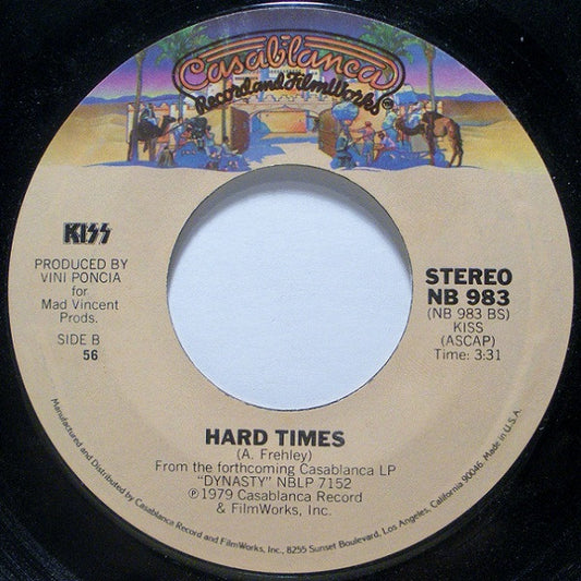 Kiss : I Was Made For Lovin' You (7", Single, Styrene, 56 )