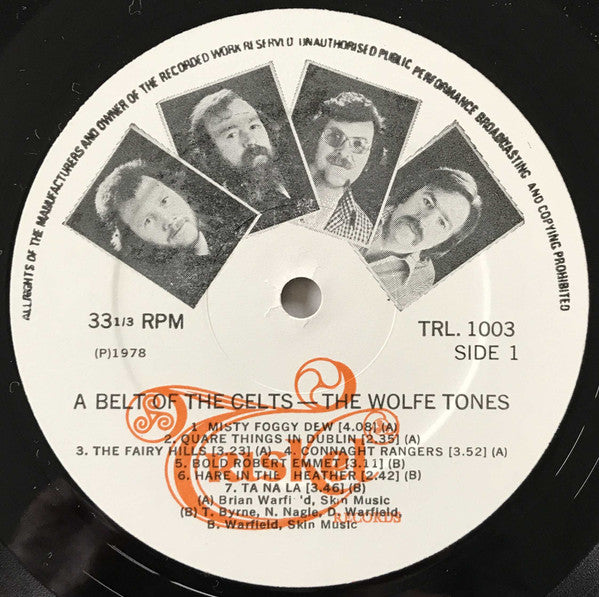 The Wolfe Tones : Belt Of The Celts (LP, Album, Tri)