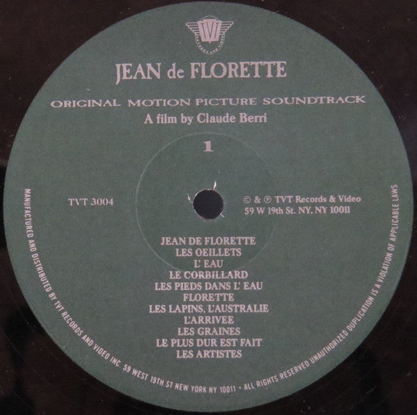 Jean-Claude Petit : Jean De Florette (Original Soundtrack From The Motion Picture) (LP, Album)