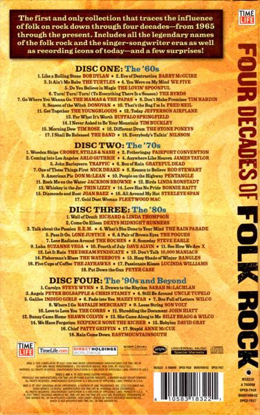 Various : Four Decades Of Folk Rock (4xCD, Comp + Box)
