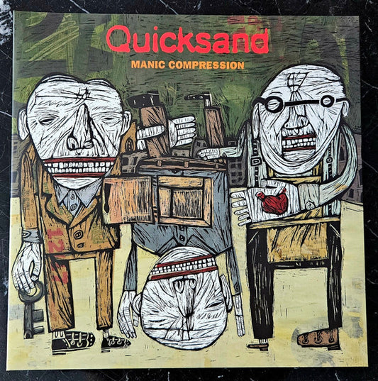 Quicksand (3) : Manic Compression (LP, Album, Ltd, RE, Red)