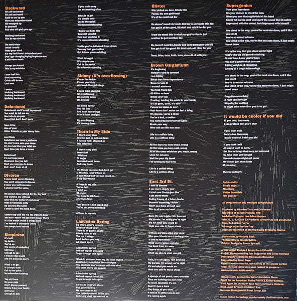 Quicksand (3) : Manic Compression (LP, Album, RE, RM, Gre)