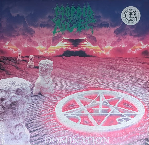 Morbid Angel : Domination (LP, Album, RE, Whi)
