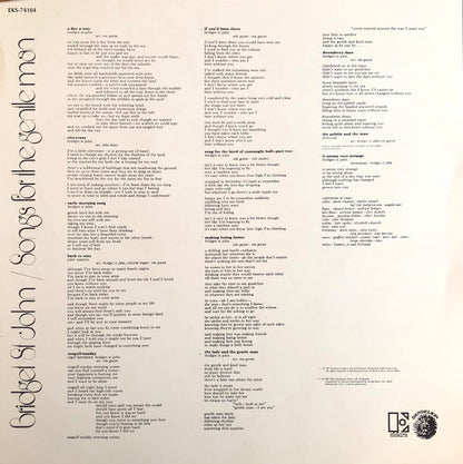 Bridget St John* : Songs For The Gentle Man (LP, Album, Promo, Rad)