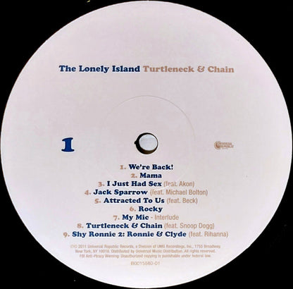 The Lonely Island : Turtleneck & Chain (LP, Album, RE + DVD)
