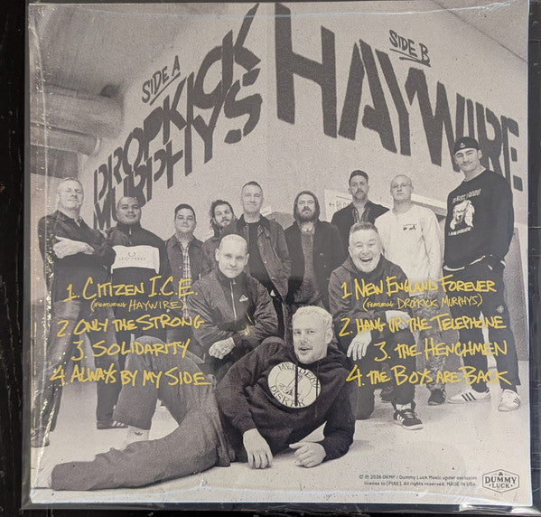 Dropkick Murphys / Haywire (22) : New England Forever (12", EP, Yel)
