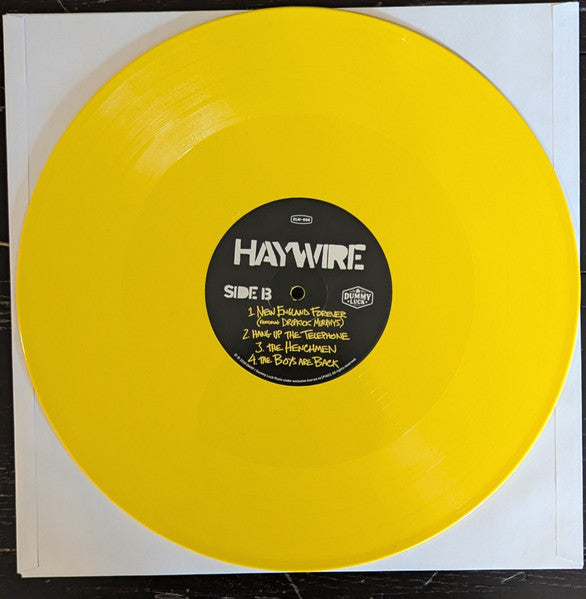 Dropkick Murphys / Haywire (22) : New England Forever (12", EP, Yel)