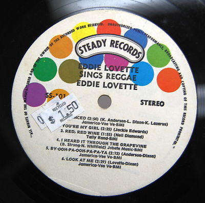 Eddie Lovette : Little Bluebird / Too Experienced (LP, Album)