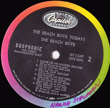 The Beach Boys : The Beach Boys Today! (LP, Album, Duo)
