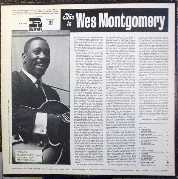 Wes Montgomery : This Is Wes Montgomery (LP, RE, RM)