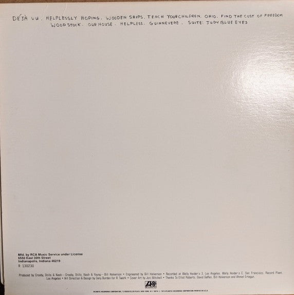 Crosby, Stills, Nash & Young : So Far (LP, Comp, Club, RE, RCA)