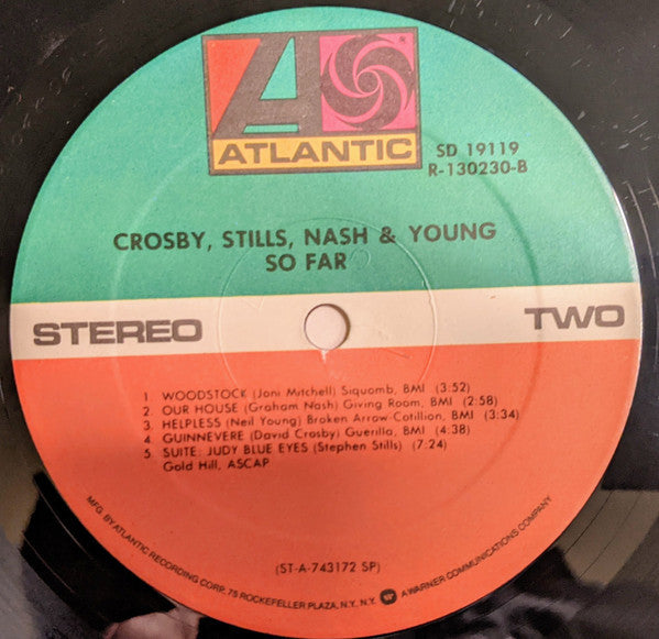 Crosby, Stills, Nash & Young : So Far (LP, Comp, Club, RE, RCA)