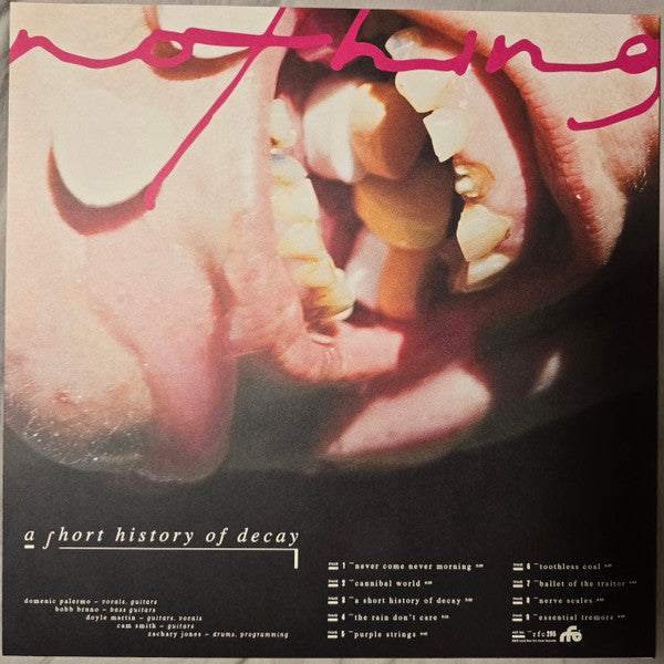 Nothing (12) : A Short History Of Decay (LP, Album, Cle)