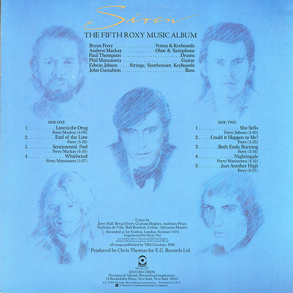 Roxy Music : Siren (LP, Album, Pre)