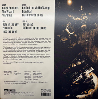 Jazz Sabbath : Jazz Sabbath Live (2xLP, Album)