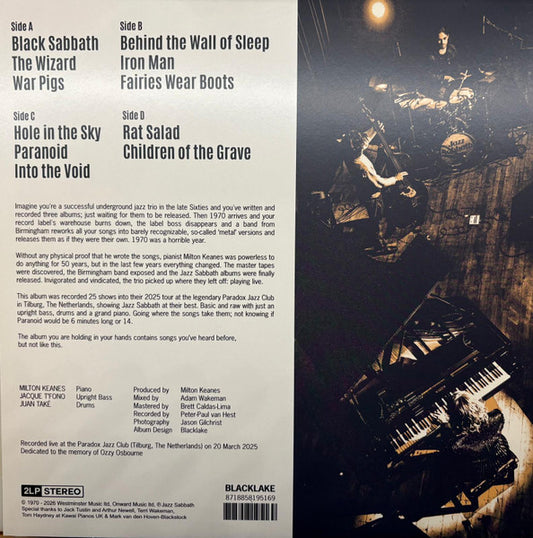 Jazz Sabbath : Jazz Sabbath Live (2xLP, Album)