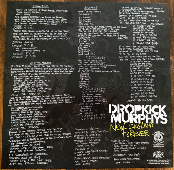 Dropkick Murphys / Haywire (22) : New England Forever (12", EP, Cre)