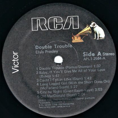 Elvis Presley : Double Trouble (LP, Album, RE)