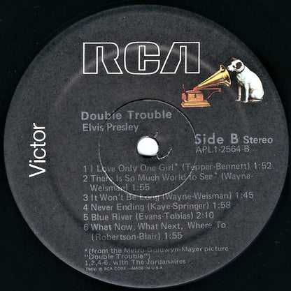 Elvis Presley : Double Trouble (LP, Album, RE)