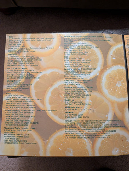 G. Love : Lemonade (2xLP, RE, Ltd)