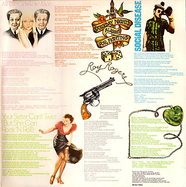 Elton John : Goodbye Yellow Brick Road (2xLP, Album, Glo)