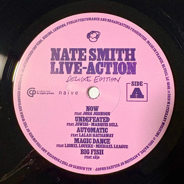 Nate Smith (3) : Live-Action (Deluxe Edition) (2xLP, Album)
