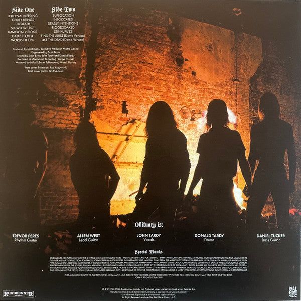 Obituary : Slowly We Rot (LP, Album, RE, RM, Blu)