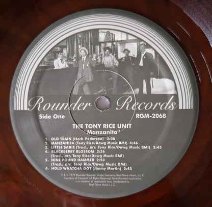 The Tony Rice Unit : Manzanita (LP, Album, RE, RM, Bro)
