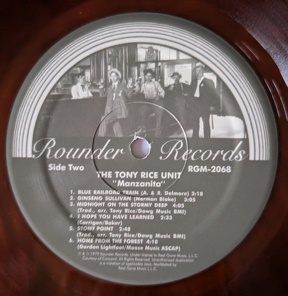 The Tony Rice Unit : Manzanita (LP, Album, RE, RM, Bro)