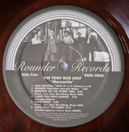 The Tony Rice Unit : Manzanita (LP, Album, RE, RM, Bro)
