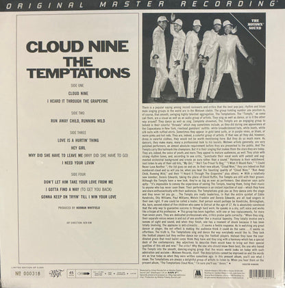 The Temptations : Cloud Nine (2xLP, Album, Ltd, Num, RE, RM, Gat)