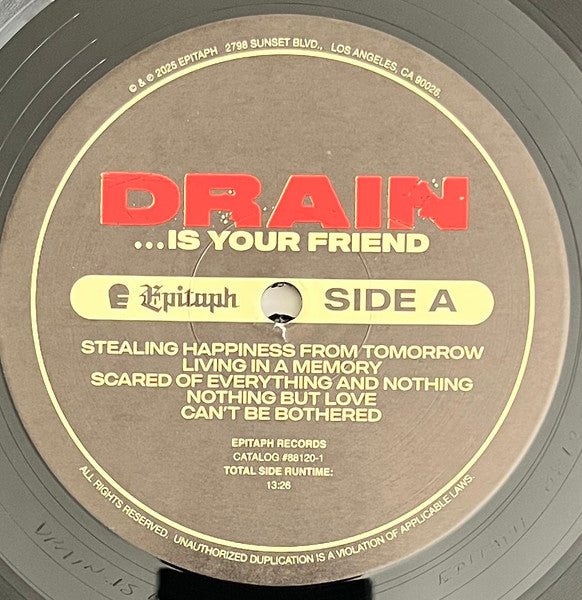 Drain (17) : ...Is Your Friend (LP, Album)