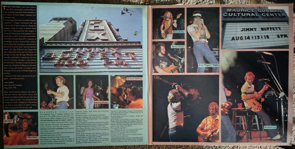 Jimmy Buffett : "You Had To Be There" - Recorded Live (2xLP, Album, RE, Pit)