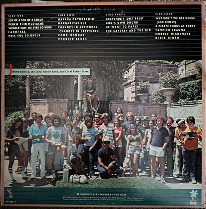 Jimmy Buffett : "You Had To Be There" - Recorded Live (2xLP, Album, RE, Pit)