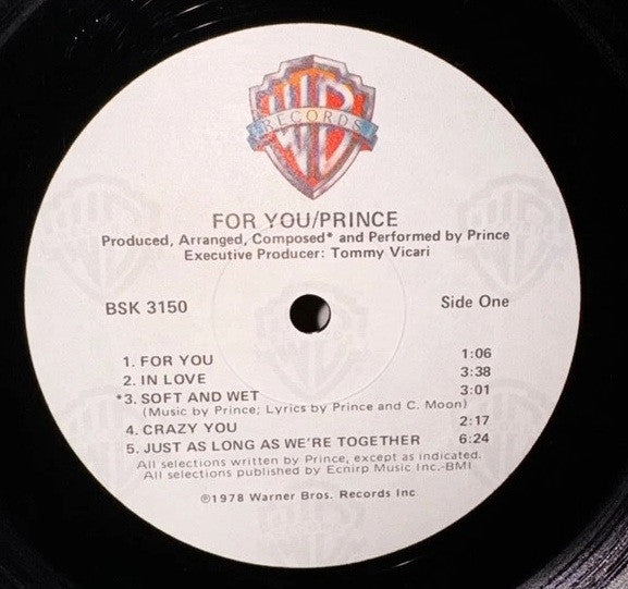 Prince : For You (LP, Album, RE)