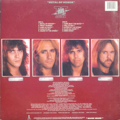 TT Quick : Metal Of Honor (LP, Album, SP )