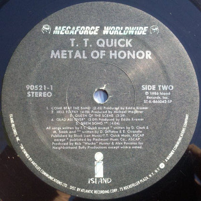 TT Quick : Metal Of Honor (LP, Album, SP )