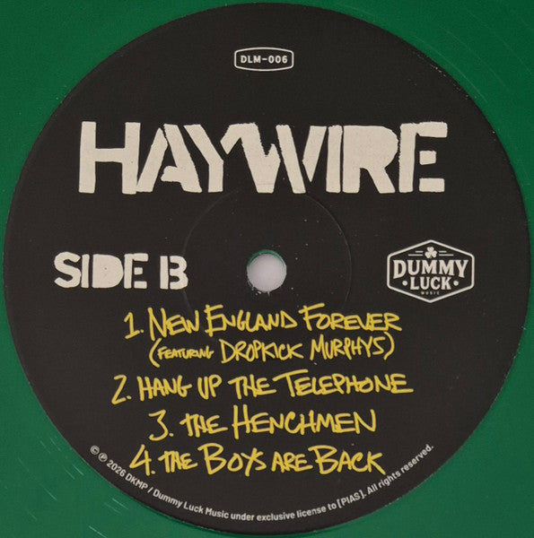 Dropkick Murphys / Haywire (22) : New England Forever (12", EP, Ltd, Gre)