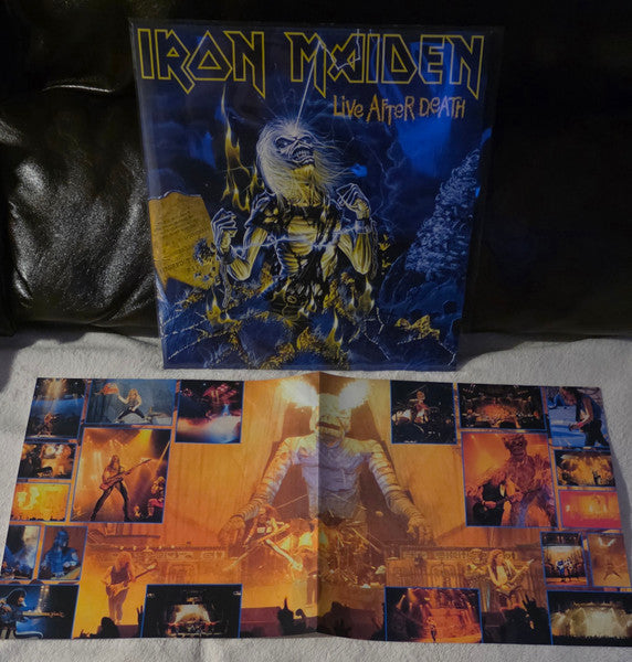 Iron Maiden : Live After Death (2xLP, Album, RE, RM, 180)