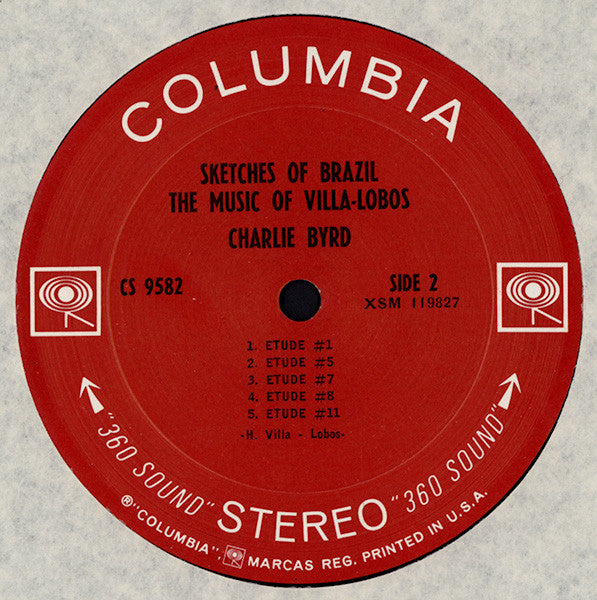 Charlie Byrd, Villa-Lobos* : Sketches Of Brazil  (Music Of Villa-Lobos) (LP, Album, San)