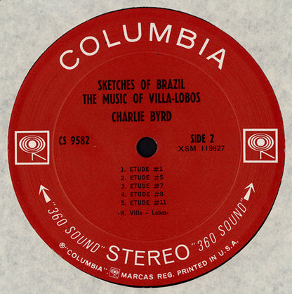 Charlie Byrd, Villa-Lobos* : Sketches Of Brazil  (Music Of Villa-Lobos) (LP, Album, San)