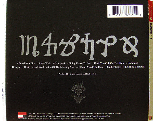Danzig : Danzig 4 (CD, Album, RE)